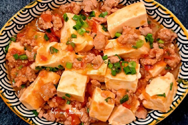 Đậu hũ sốt cà chua