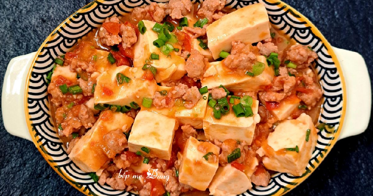 Đậu hũ sốt cà chua